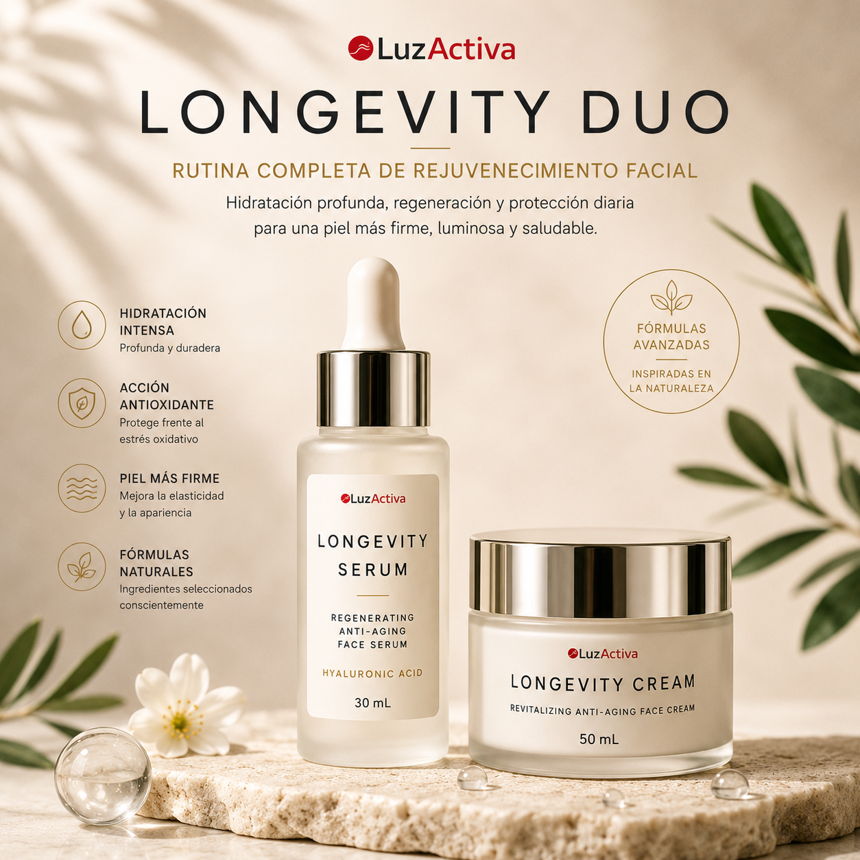 PACK LUZ ROJA LONGEVITY DUO